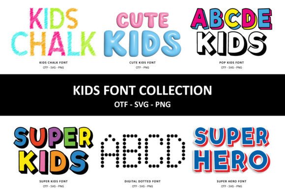 14 Playful Fonts to Spark Creativity in Kids' Projects