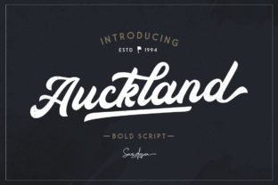 Auckland Script: A Bold Typeface for Impactful Branding