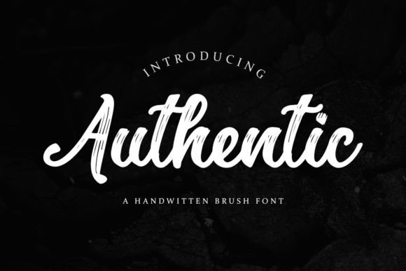 Authentic: The Handwritten Brush Font for Personal Design