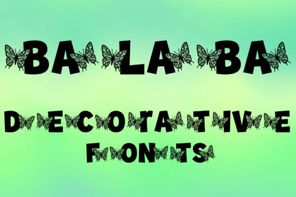 Balaba: The Butterfly Font for Modern Branding