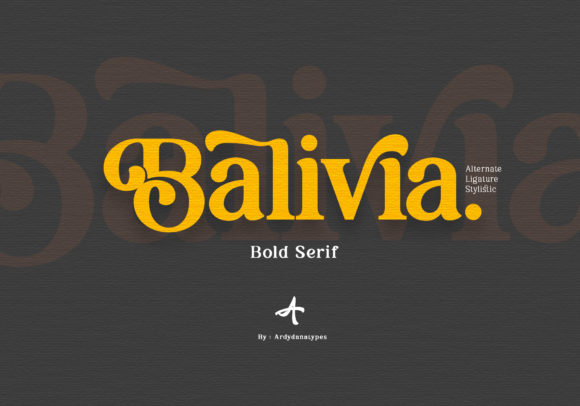 Balivia: The Serif Font That Blends Timeless Class with Modern Boldness