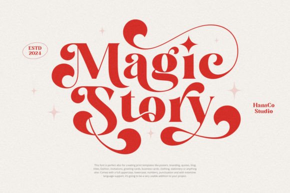 Blending Nostalgia with Now: The Magic Story Typeface