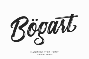 Bogart: A Brush Stroke Script for Authentic Design
