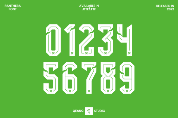 Panthera: A Modern Display Font for Sports & Racing Projects