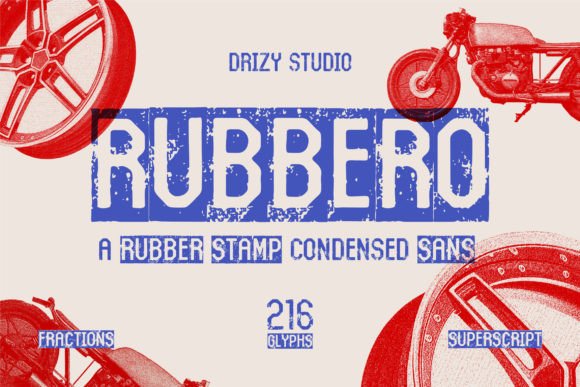 Rubbero: The Condensed Font with Vintage Soul
