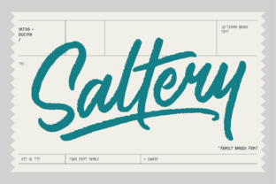 Saltery: The Brush Font That Balances Style and Substance