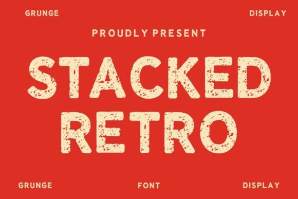 Stacked Retro: A Font That Brings Gritty Authenticity to Your Designs