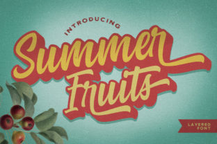 Summer Fruits: A Handwritten Font with Classic Charm