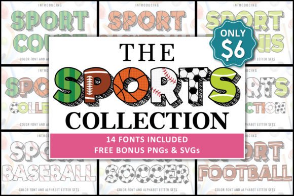 The Sports Collection: A Playful Font for Winning Designs